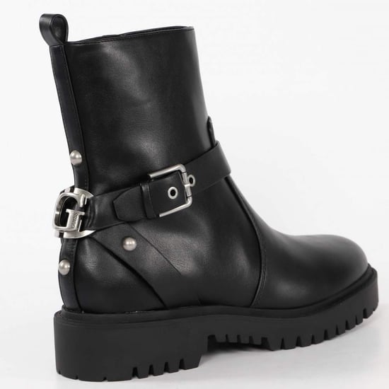 Guess dames enkellaarsjes met groot metalen logo - Image 6