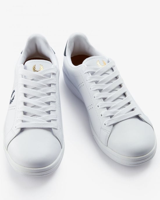 Fred Perry Cupsole Leren Witte Sneakers Voor Heren - Image 5