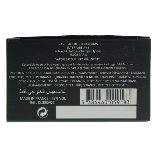 Karl Lagerfeld Pour Homme Edt Spray 100ml. - Image 2