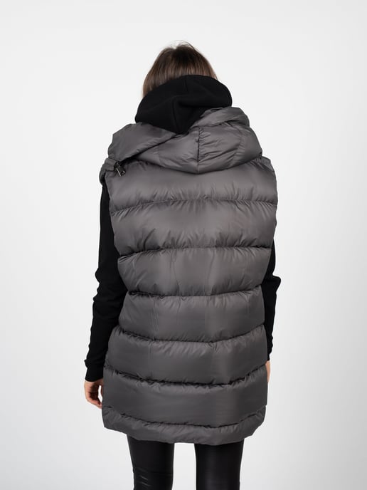 La Haine Inside Us hesje Down Vest Unisex Vrouw Grijs - Image 5