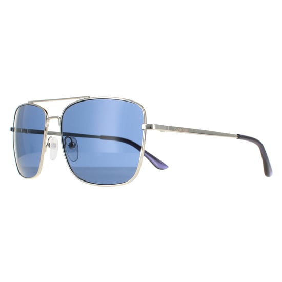 Calvin Klein Square Mens Silver Smoke Grey CK19136S