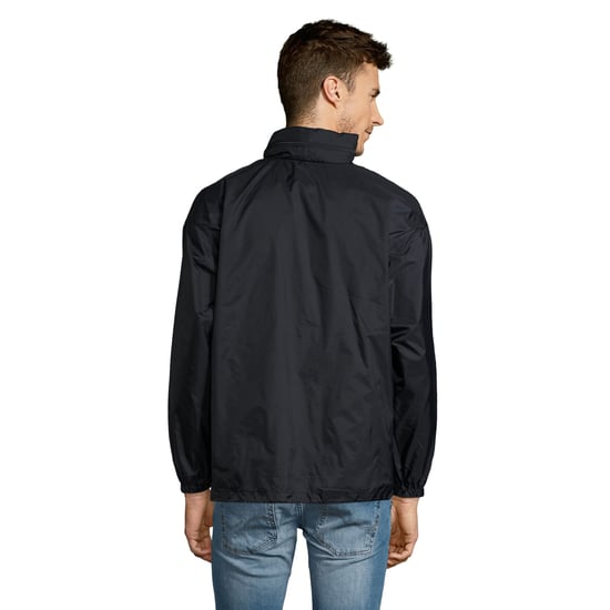 SOLS Unisex Surf Windbreaker Lichtgewicht Jasje (Marine) - Image 3