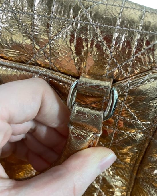 Dior Stardust Backpack in Gold Leather - Image 6