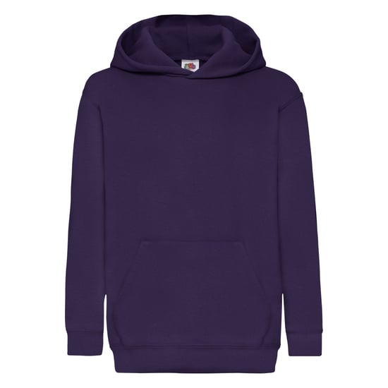 Fruit Of The Loom Childrens Unisex Hooded Sweatshirt / Hoodie (Purple)