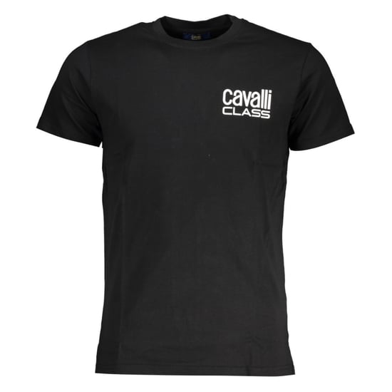 Cavalli Class Kleine Dikke Logo Zwarte T-Shirt - Image 1