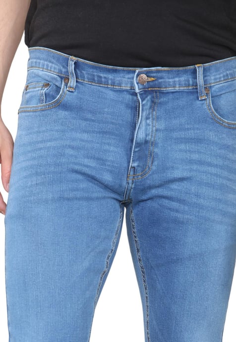 MYT Heren skinny fit jeans stretch denim in middenblauw - Image 4