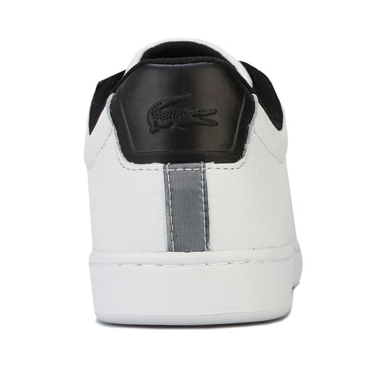 Men's Lacoste Carnaby Evo 120 2 SMA Trainers in White Black