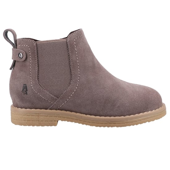 Hush Puppies Meisjes Mini Maddy Suede Enkellaarsjes (Grijs) - Image 3
