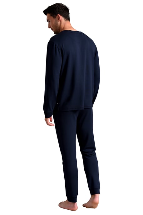 Heren Ted Baker Pyjama Broeken | Ademend Casual Lange Pyjama Joggingbroeken met Zakken - Marineblauw - Image 2