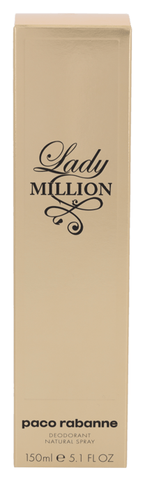 Paco Rabanne Lady Million Deo Spray 150ml - Image 2