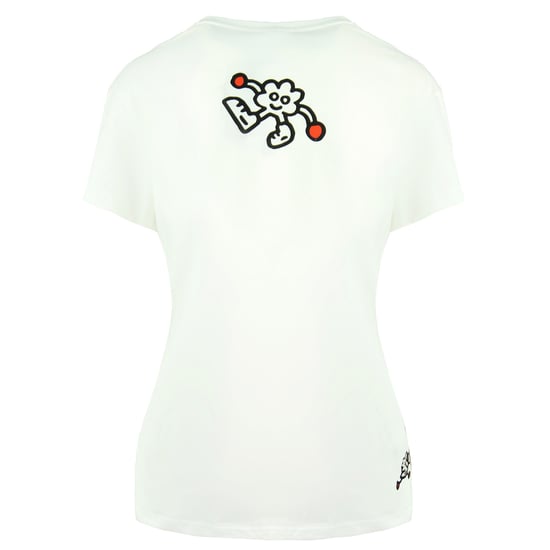 Puma x Mr Doodle Short Sleeve Crew Neck White Womens T-Shirt 598691 02