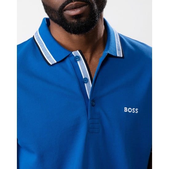 BOSS Green Paddy Curved Heren Polo - Image 6