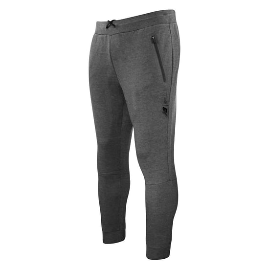 New Balance Stretch Waist Graphic Logo Grey Mens Fortitech Fleece Track Pants MP11143 AG