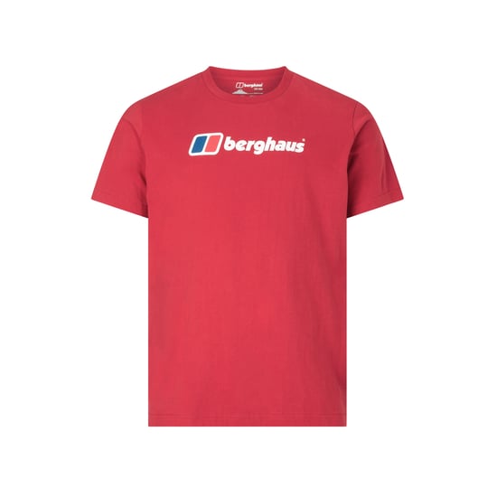Berghaus Big Corporate Logo Mens T-Shirt Red - L