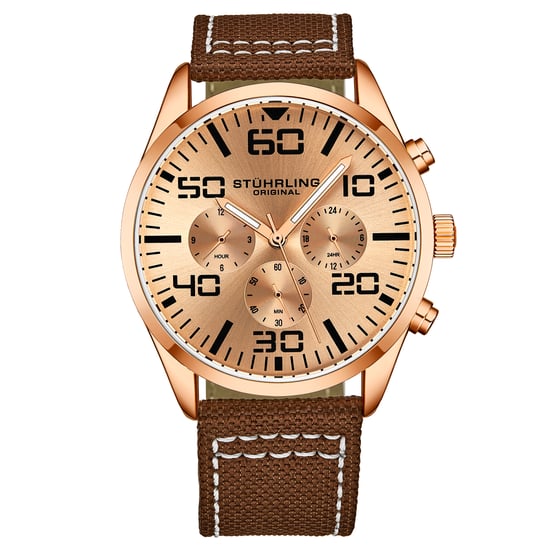 Kwarts Bruin en Goud of 42mm - Image 1