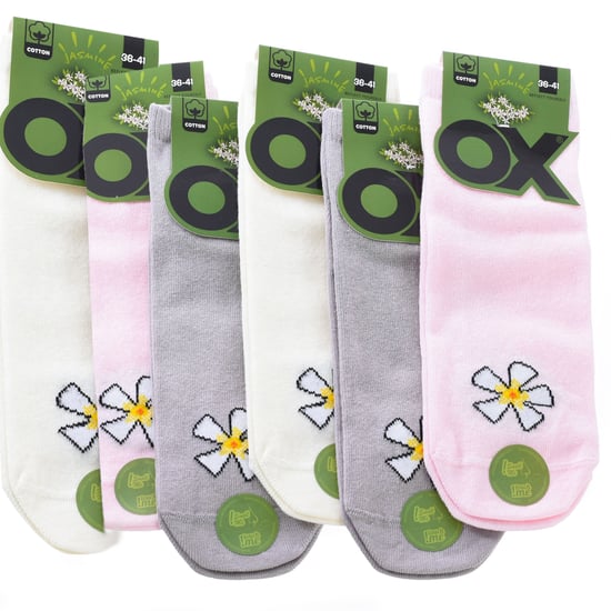 Pack of 6 low socks OX with fresh scents