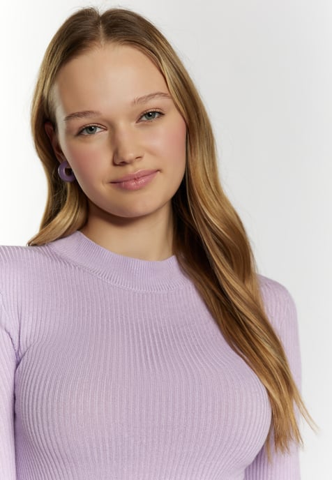 Mymo Gebreide trui Dames violet - Image 5