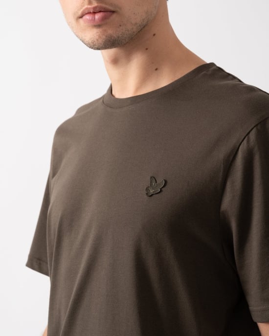 Lyle & Scott Tonal Eagle Form Groen T-shirt - Image 2