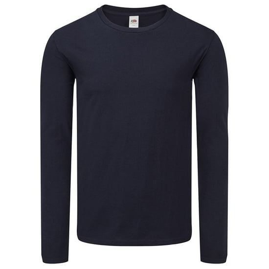 Fruit of the Loom Heren Iconische 150 T-Shirt met lange mouwen (Deep Navy) - Image 1