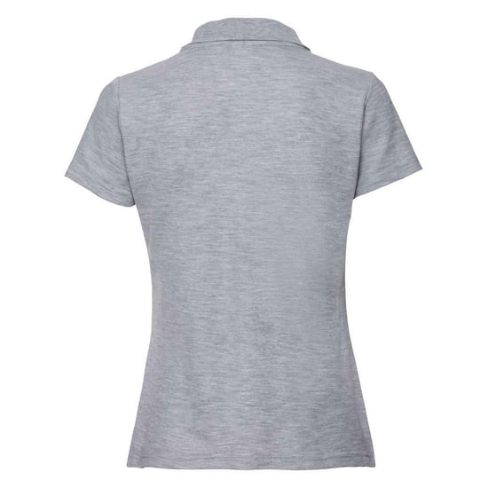 Russell Dames/Dames Klassiek Effen Poloshirt van Polycotton (Licht Oxford Grijs) - Image 2