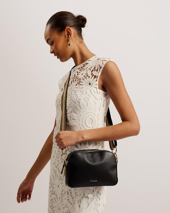 Ted Baker Darcelo Dames Merken Webbing Camera Tas - Image 4