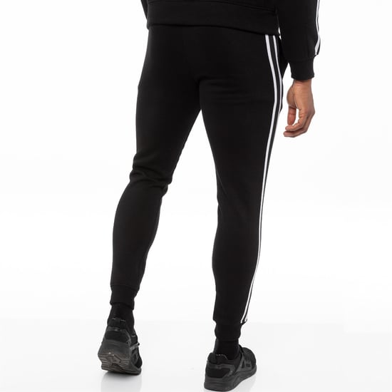 Heren Zwart Trainingspak Joggers| Enzo Designer Menswear - Image 2