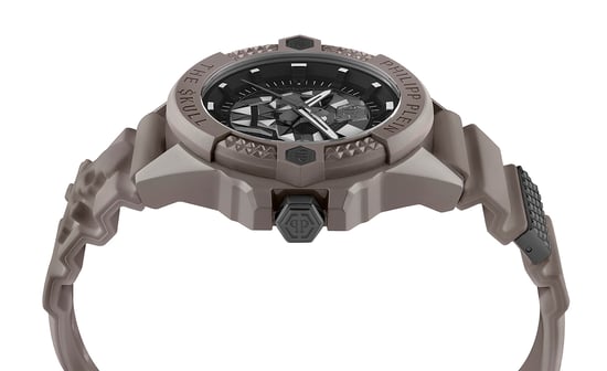 Philipp Plein The $kull Ecoceramic Heren Taupe Horloge PWUBA0323 - Image 2
