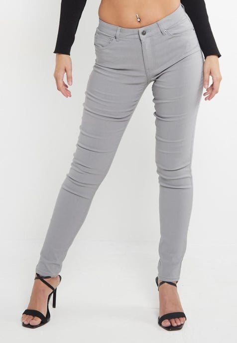 MYT Dames Skinny Super Stretch Chino Grijs - Image 3