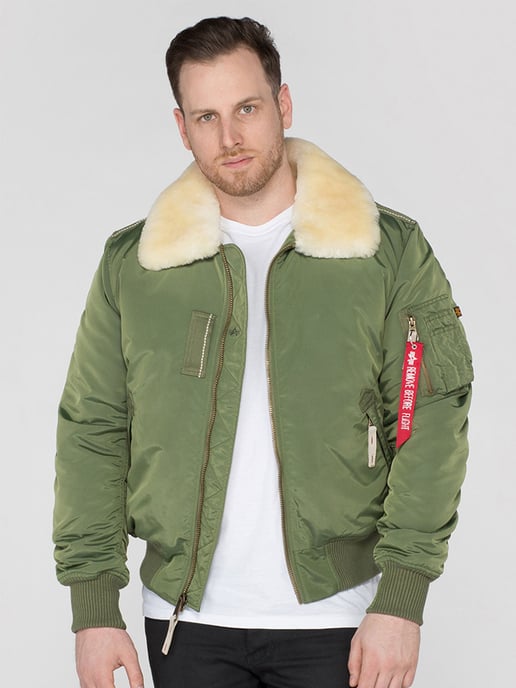 Alpha Industries Heren Injector III Vliegtuigjack in Saliegroen - Image 1