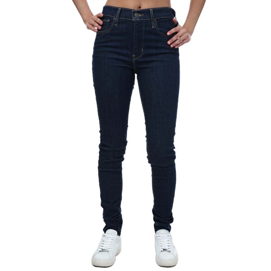 Women's Levis 720 High Rise Super Skinny Jeans in Dark Blue