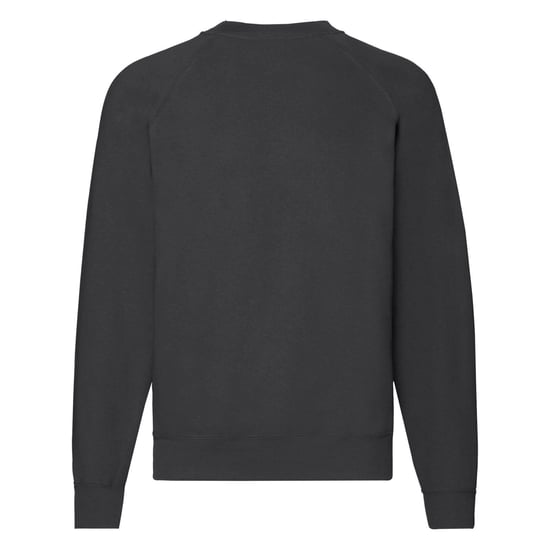 Fruit of the Loom Heren Klassiek 80/20 Raglan Sweatshirt (Licht Grafiet) - Image 2