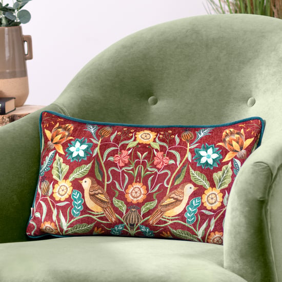 Evans Lichfield Hawthorn Birds Chenille Bieskussenhoes - Image 6