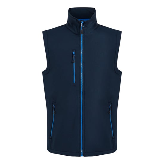 Regatta Mens Navigate Softshell 2 Layer Body Warmer (Navy/French Blue)