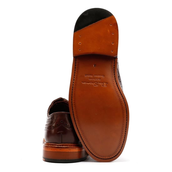 Ben Sherman Sugarman Brogue Leer Heren Mokka Veterschoenen - Image 4