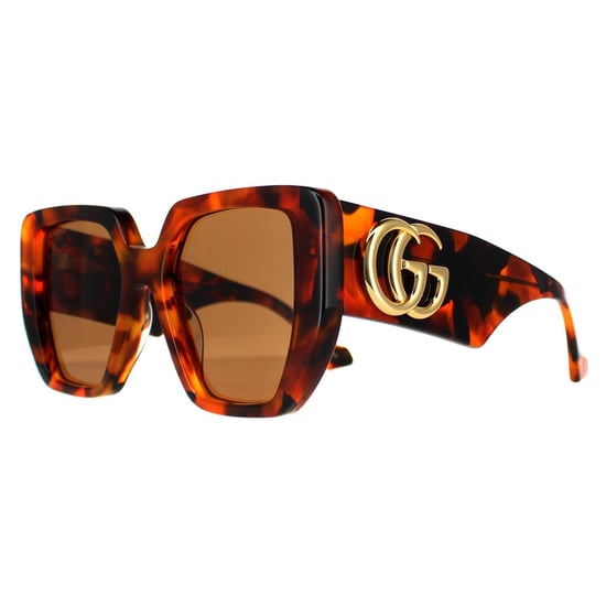 Gucci Square Womens Havana Brown GG0956S