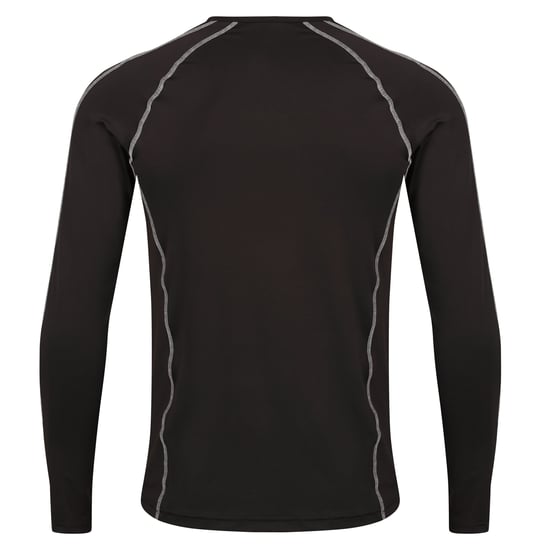 Regatta Mens Pro Long-Sleeved Base Layer Top (Black)