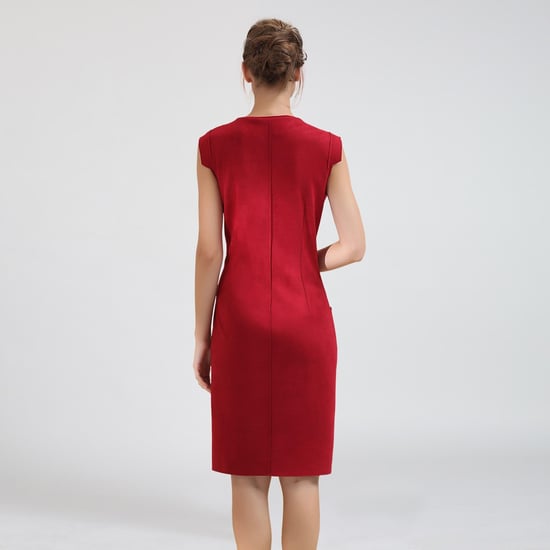 Stretch suede jurk - Image 2