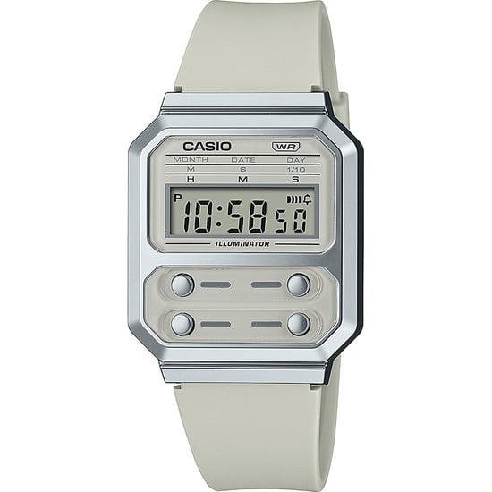 Casio Casio Collectie Vintage Unisex Beige Horloge A100WEF-8AEF - Image 1