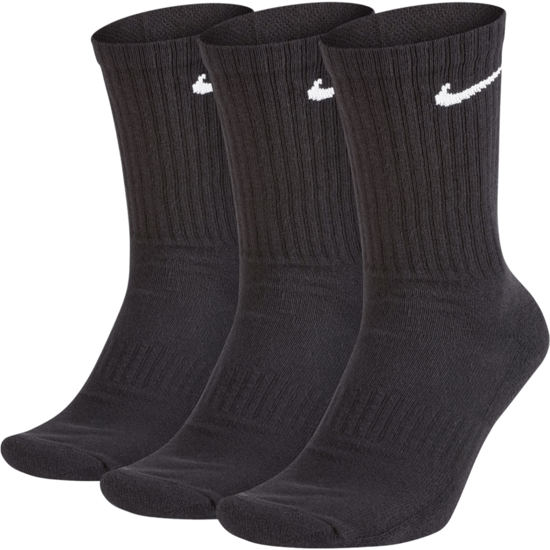 Nike Everyday Cushion Crew Training Socks (3 Pairs) in Black