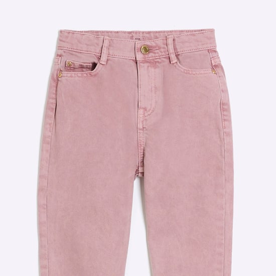River Island Girls Mom Jeans Pink