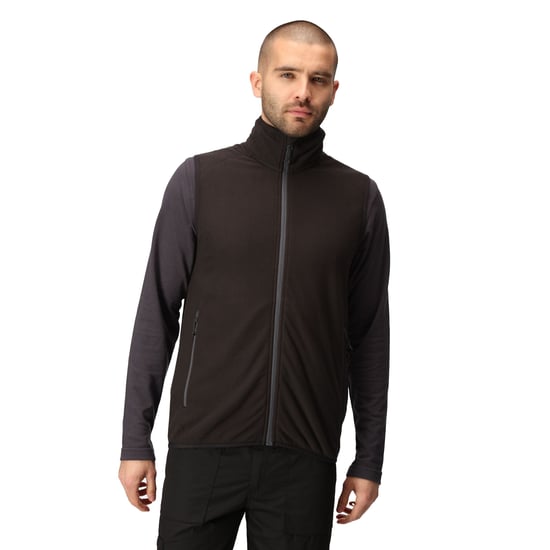 Regatta Heren Navigate Fleece Gilet (Zwart/Seal Grijs) - Image 4