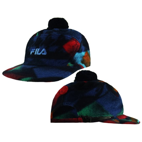 Fila Fleece Pom Pom Dames Navy Muts - Image 3