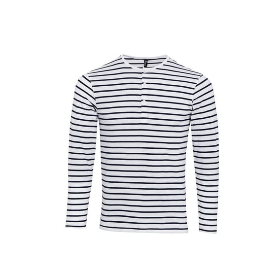 Premier Heren Long John Roll Sleeve T-shirt (Wit/Zwaar) - Image 1