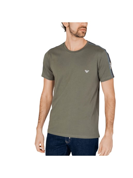 Emporio Armani heren T-shirt met adelaar en GA-print - Image 1