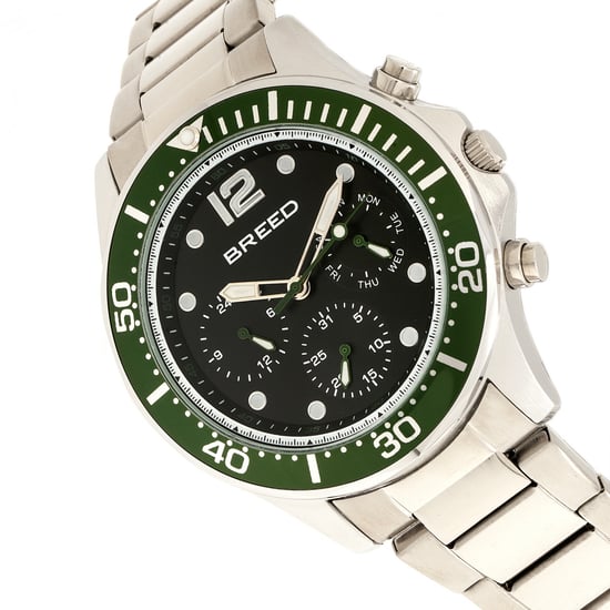 Breed Pegasus Bracelet Watch w/Day/Date