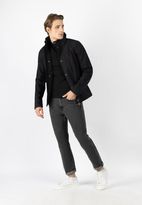 Mo softshell jas Heren zwart - Image 1