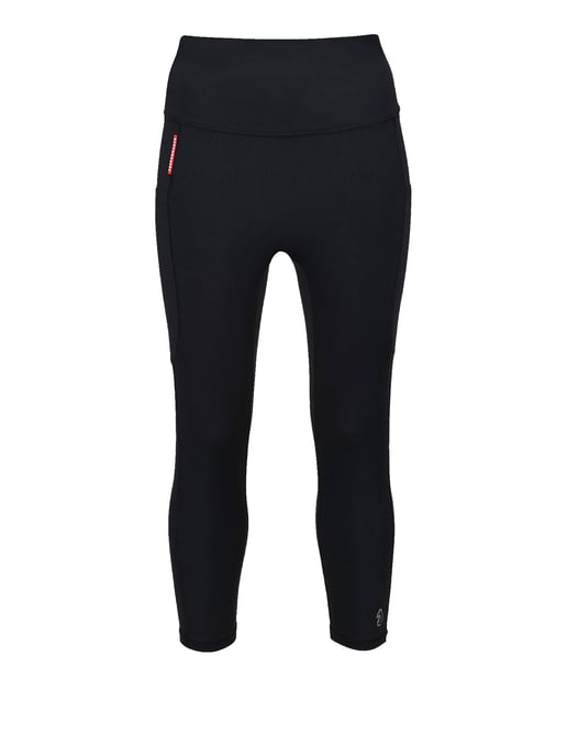 Luke 1977 Womens Resistance Gym Leggings in Black