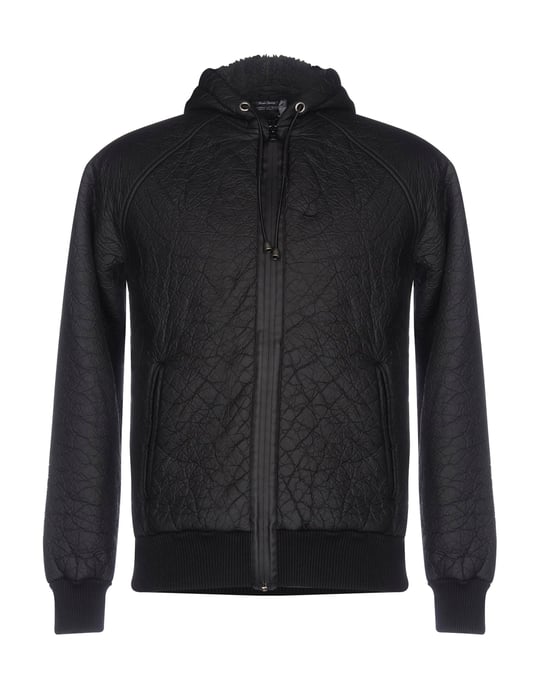 Gas Black Techno Fabric Jacket