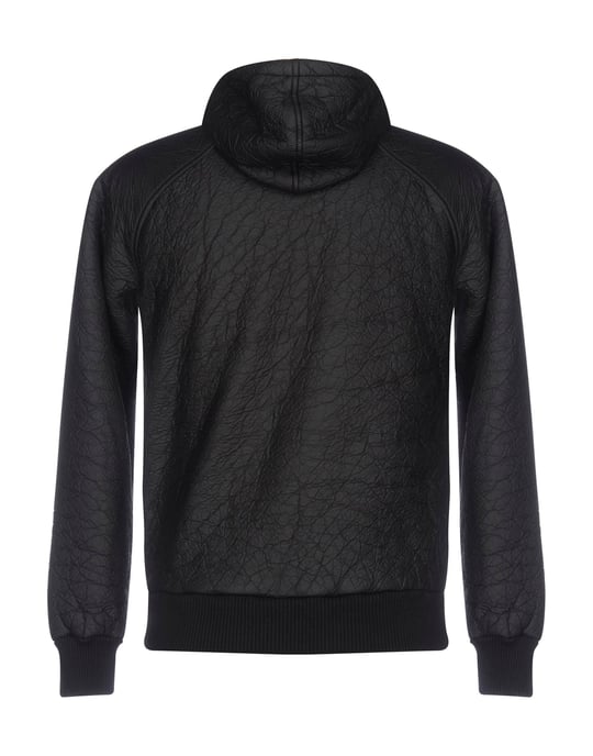 Gas Black Techno Fabric Jacket