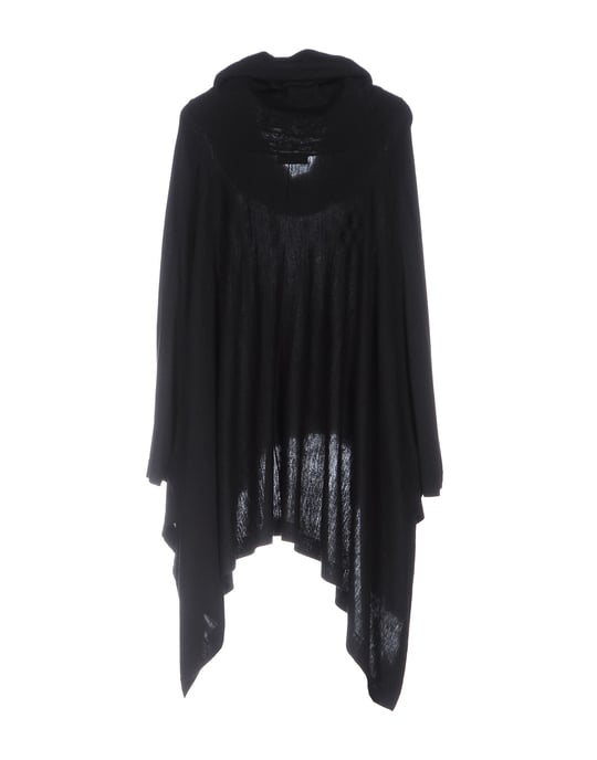 Alpha Studio Black Knit Cape